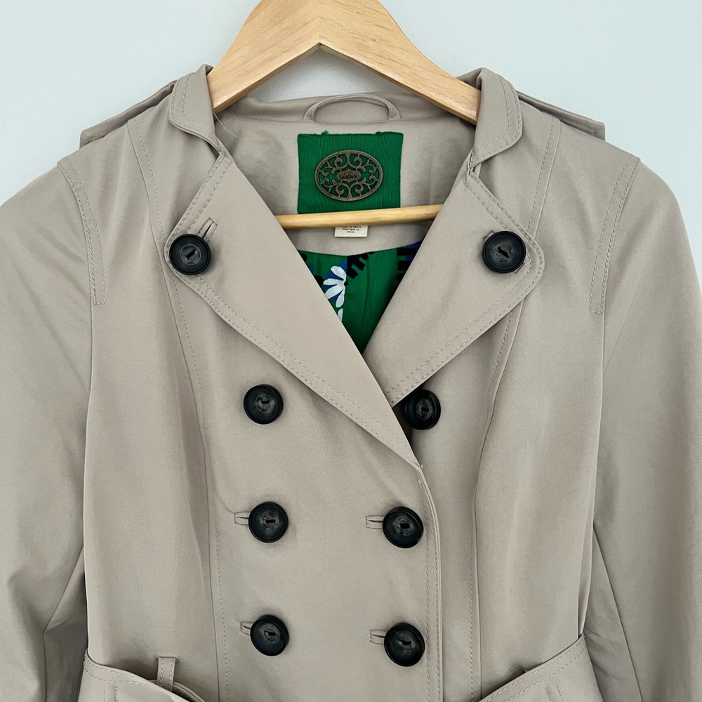 IDRA Anthropologie Two Paths Trench coat 2 - Picture 5 of 10